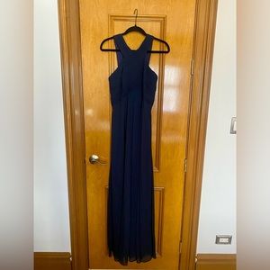 Bill Levkoff Navy Gown
